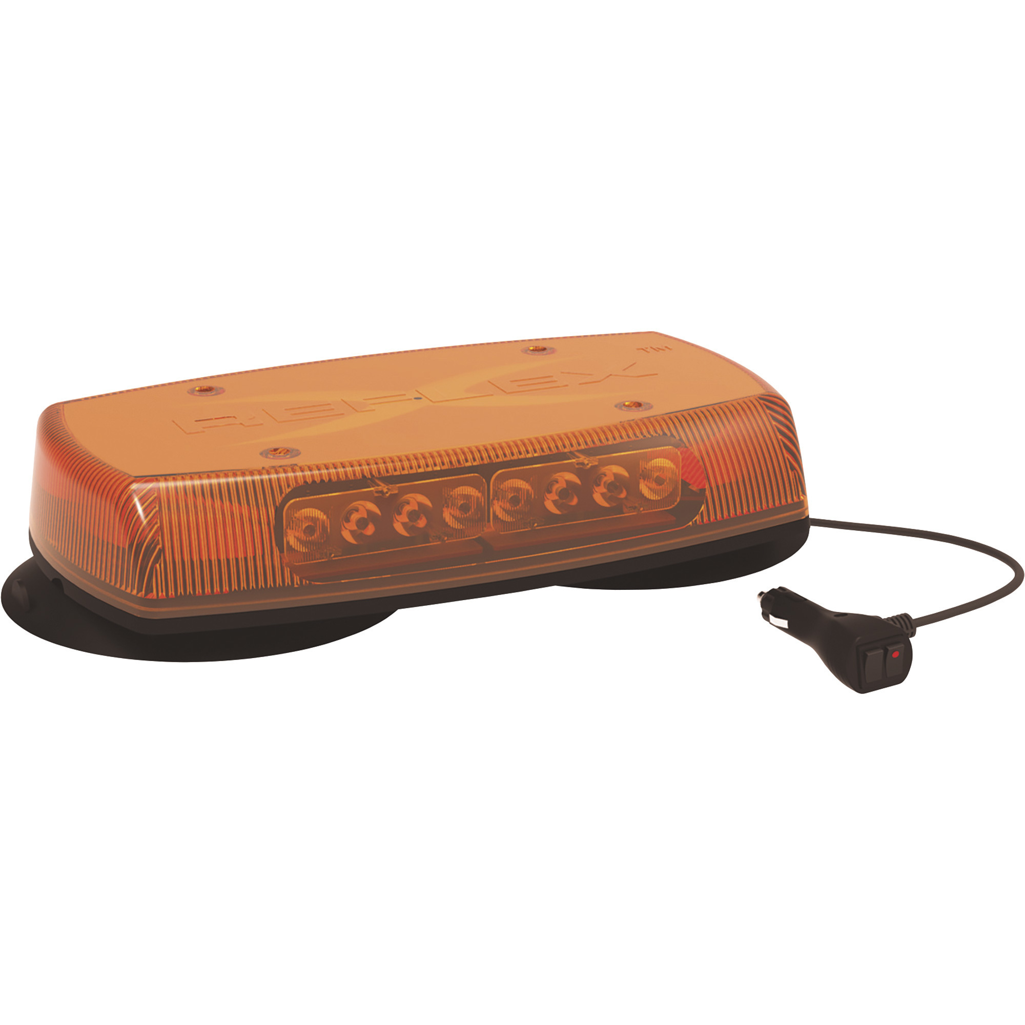 ECCO LED Mini Light Bar 360° Warning Light, Amber, Vacuum Magnetic Mount, Model# 5590A-VM